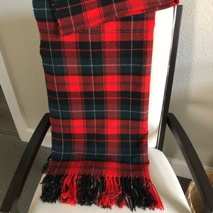 Plaid Blanket scarf, never worn